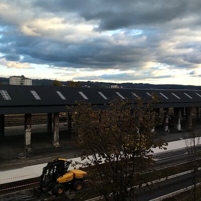 Couverture et renfort charpente du Pôle d'Echange Intermodal à Aurillac